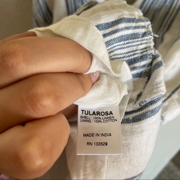 Tularosa Amelia Romper in Chambray Stripe (S) - Picture 8 of 11